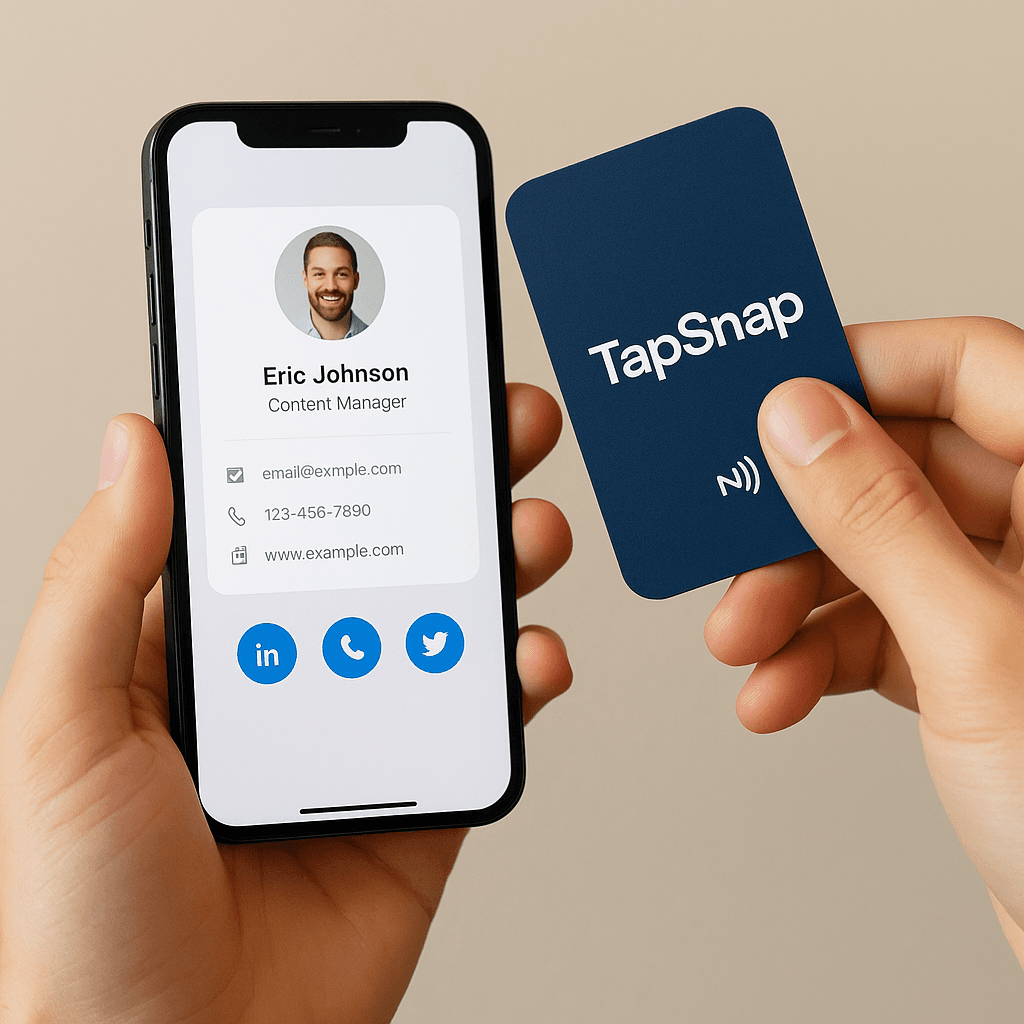 How to Use TapSnap Cards for Networking